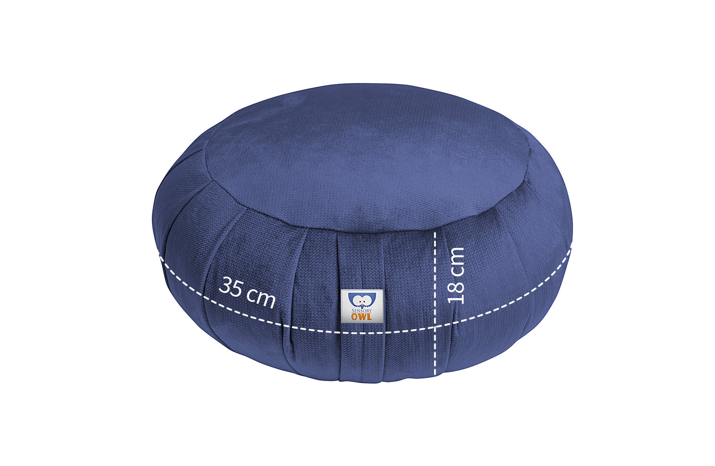 Navy Blue Zafu Pillow