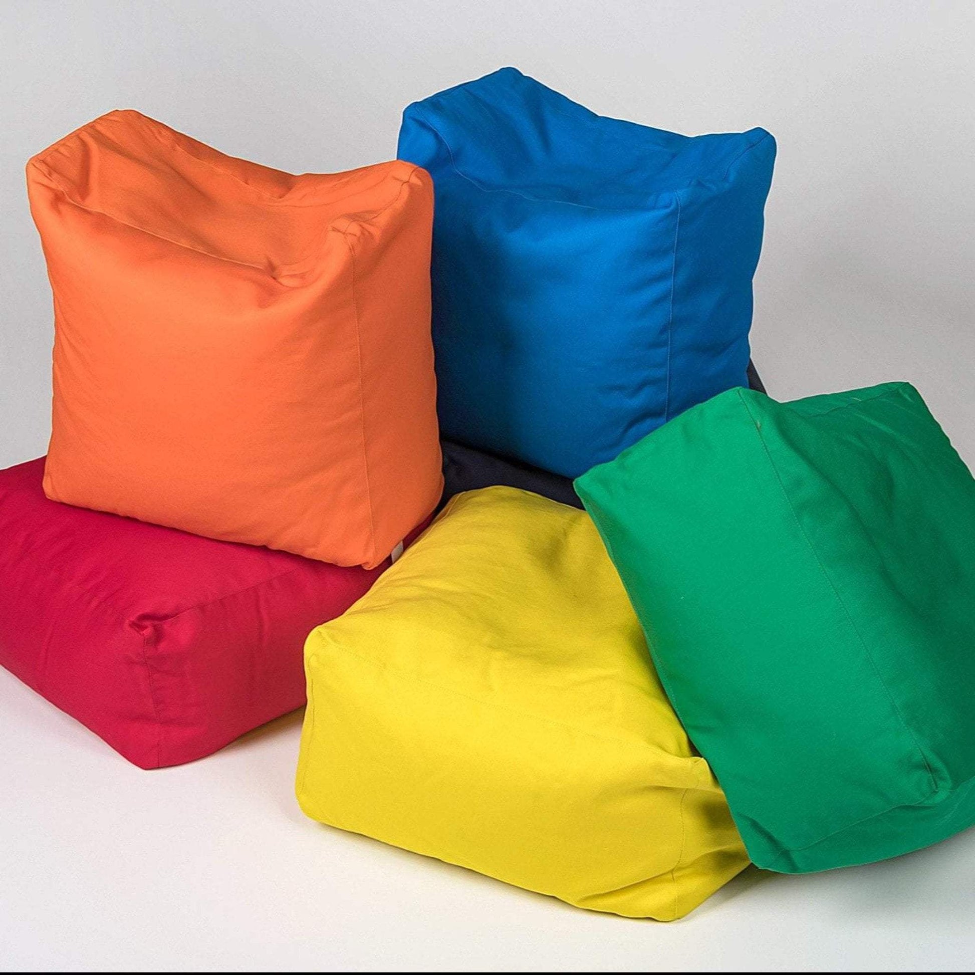 COTTON SQUARE POUFS | SENSORY OWL - SCHOOL EQUIPMENT