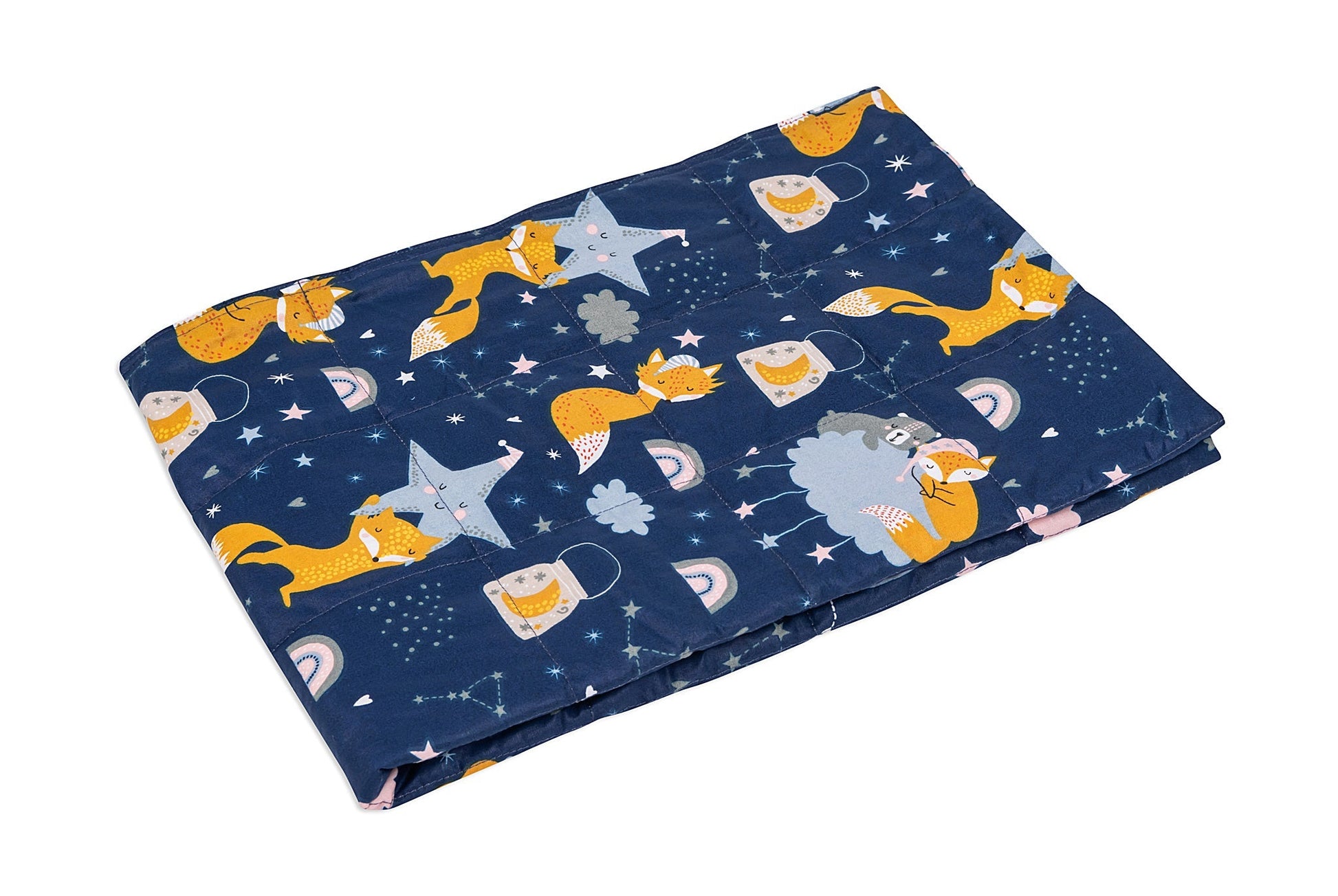 SLEEPING FOXES COTTON WEIGHTED BLANKET | Sensory Owl