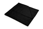 BLACK COTTON WEIGHTED BLANKET