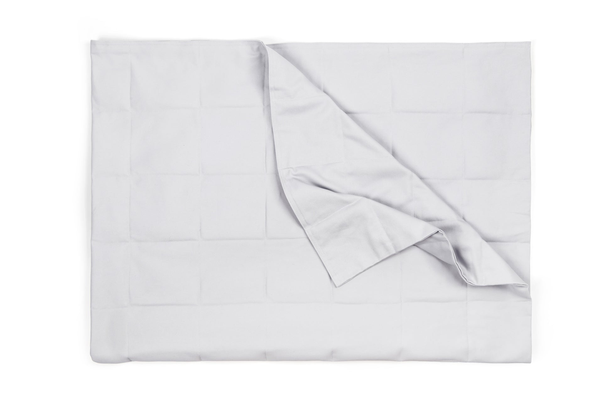 WHITE COTTON WEIGHTED BLANKET