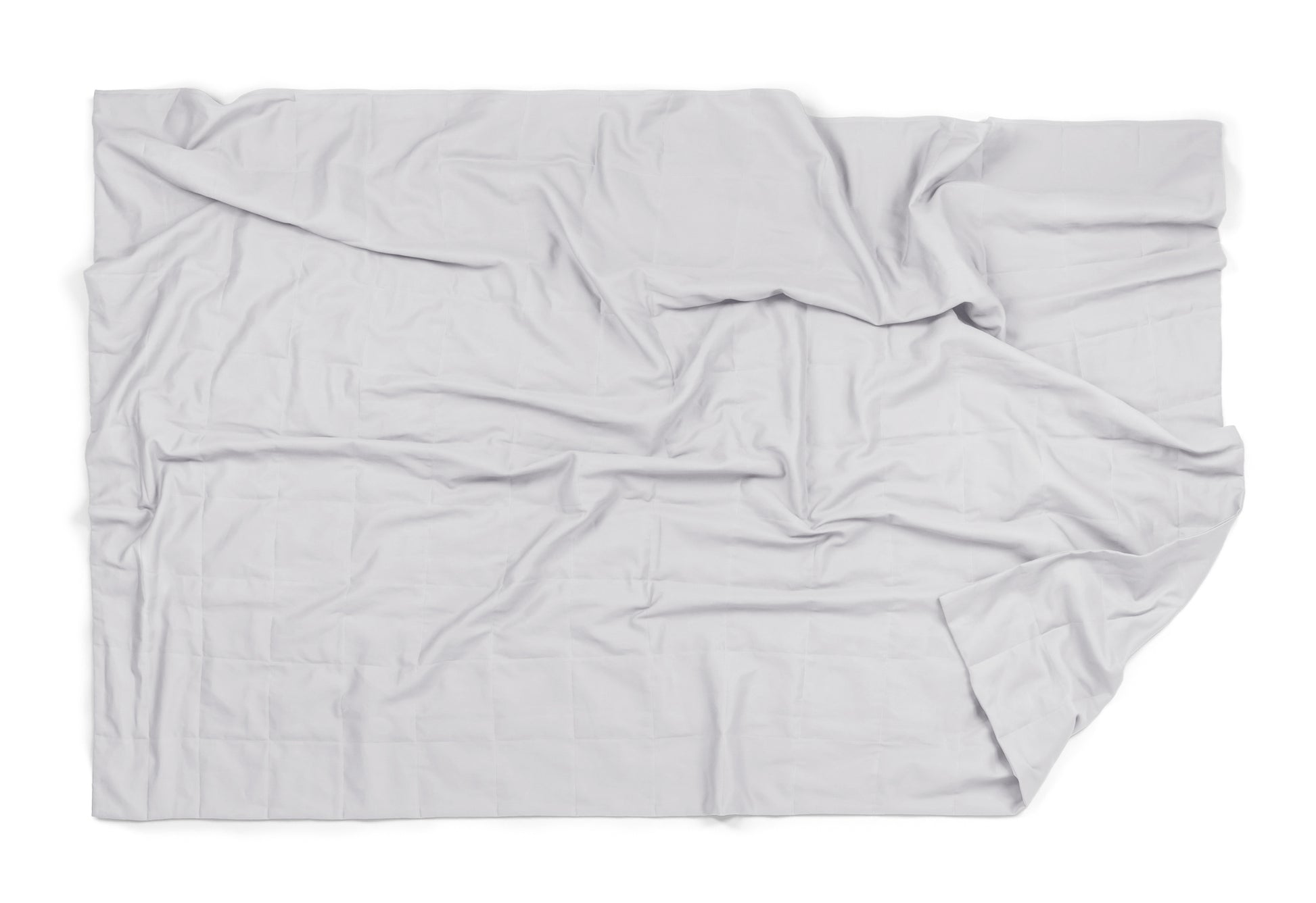 WHITE COTTON WEIGHTED BLANKET