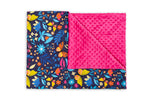 SUMMER MEADOW COTTON TOP WEIGHTED BLANKET corner side