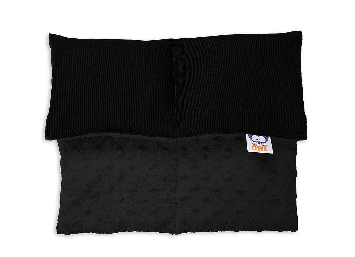 Plush Comfort Weighted Lap Pad in black colour