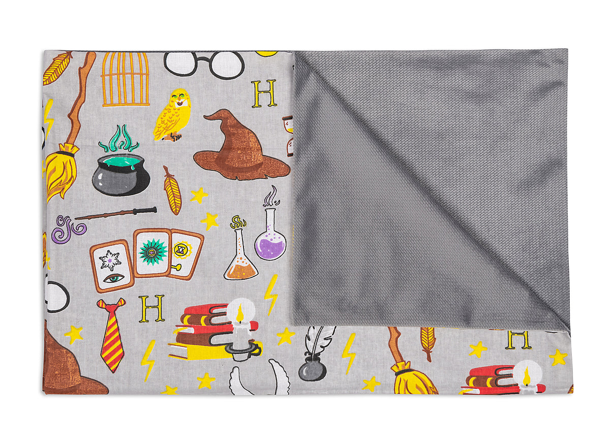 weighted blanket cover on the white backgroung