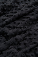 Carica l&#39;immagine nel visualizzatore di Gallery, black dimple push backing of military weighted blanket