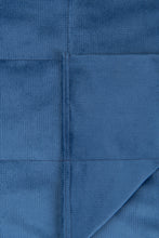 Carica l&#39;immagine nel visualizzatore di Gallery, VELVET TOP WEIGHTED BLANKET IN NAVY BLUE 