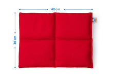 Carica l&#39;immagine nel visualizzatore di Gallery, Red Cotton Weighted Lap Pillow