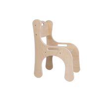 Carica l&#39;immagine nel visualizzatore di Gallery, GOOD WOOD CHAIR AN ERGONOMIC GOOD WOOD CHAIR - FRIENDLY, MULTIFUNCTIONAL AND COMFORTABLE TO SIT ON IN NATURAL COLOUR