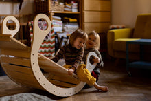 Carica l&#39;immagine nel visualizzatore di Gallery, ENGEERING&#39;S SET(ROCKER+LADDER+TABLE TOP+ERGONOMIC CHAIR)- GOOD WOOD
