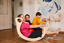 Carica l&#39;immagine nel visualizzatore di Gallery, Mother with children playing in Good Wood Rocker 