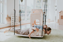 Carica l&#39;immagine nel visualizzatore di Gallery, a parent and a child swinging on SENSORY PLATFORM- GOOD WOOD 