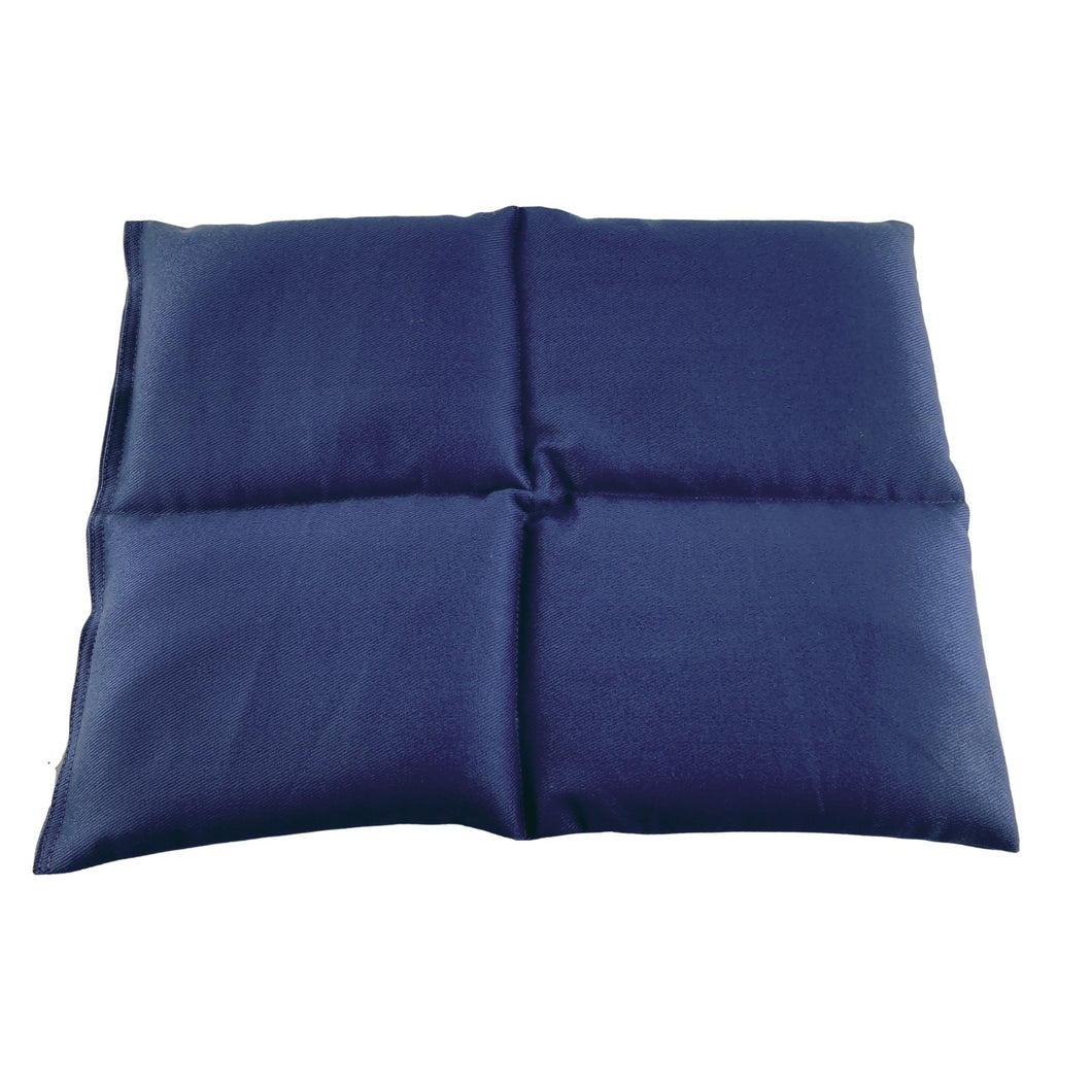 navy blue weighted lap pillow