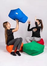 Carica l&#39;immagine nel visualizzatore di Gallery, COTTON SQUARE POUFS | SENSORY OWL - SCHOOL EQUIPMENT