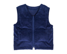 Carica l&#39;immagine nel visualizzatore di Gallery, Navy Blue Weighted Therapy Vest