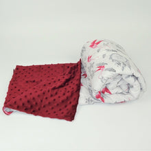Carica l&#39;immagine nel visualizzatore di Gallery, Dreamcatchers &amp; Cherry Red Minky Weighted Blanket