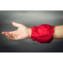 Carica l&#39;immagine nel visualizzatore di Gallery, Human hand dressed in red Cotton Wrist Weights - Sensory Owl