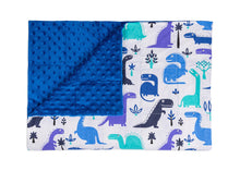 Carica l&#39;immagine nel visualizzatore di Gallery, DINOSAURS MINKY WEIGHTED BLANKET | SENSORY OWL