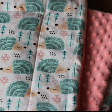 Carica l&#39;immagine nel visualizzatore di Gallery, HEDGEHOGS MINKY WEIGHTED BLANKET | SENSORY BLANKET