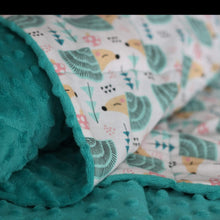 Carica l&#39;immagine nel visualizzatore di Gallery, HEDGEHOGS MINKY WEIGHTED BLANKET | SENSORY BLANKET