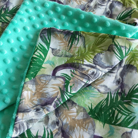 JUNGLE MINKY WEIGHTED BLANKET | SENSORY OWL