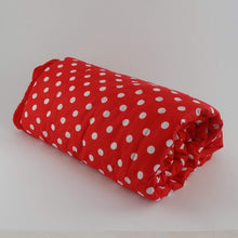 Carica l&#39;immagine nel visualizzatore di Gallery, Red Polka Dot &amp; Red Minky Weighted Blanket | 135x200cm, 7kg | Sensory Owl